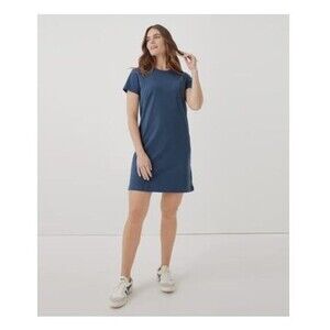 PACT Organic Cotton Short Sleeve Pocket T-Shirt Dress Size XXL Minimalist Staple